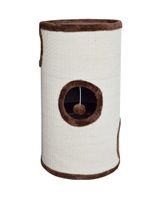 17020 Drapak dla kota tuba sizalowa w całości urokliwy brąz z beżowym