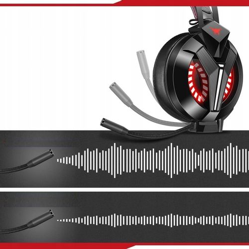 SŁUCHAWKI GAMINGOWE M180PRO do PC PS4 XBOX LED na Arena.pl