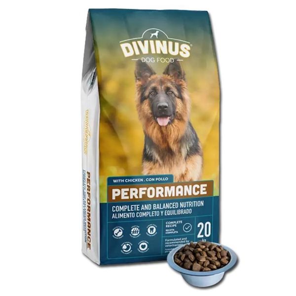 DIVINUS Performance karma sucha dla psa owczarek labrador witaminy 20kg zdjęcie 2