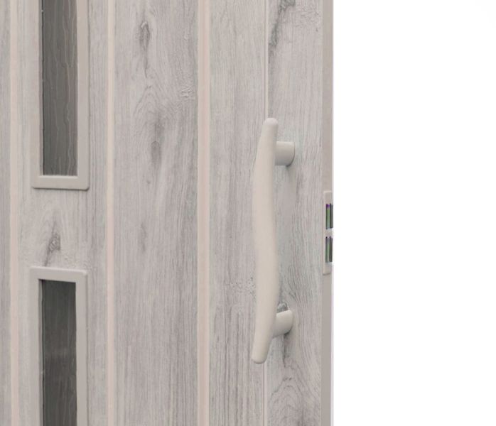 Drzwi harmonijkowe 005S DĄB ALASKA MAT - 80 cm zdjęcie 3
