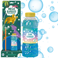 Zestaw Do Tworzenia Baniek Mydlanych Dinozaury Duże Bańki Płyn 450Ml 500122