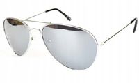 OKULARY LUSTRZANKI PILOTKI PRZECIWSŁONECZNE P-866 Męskie Damskie + Gratisy