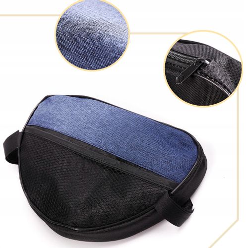 Rowerek Trójkołowy dla Dzieci Wolne Koło Obracane Siedzenie Granatowy na Arena.pl