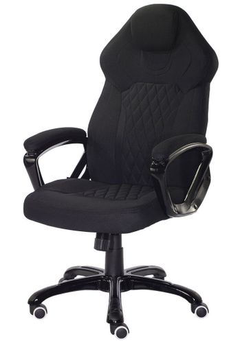 Fotel obrotowy do biurka SPIDER BLACK FABRIC na Arena.pl