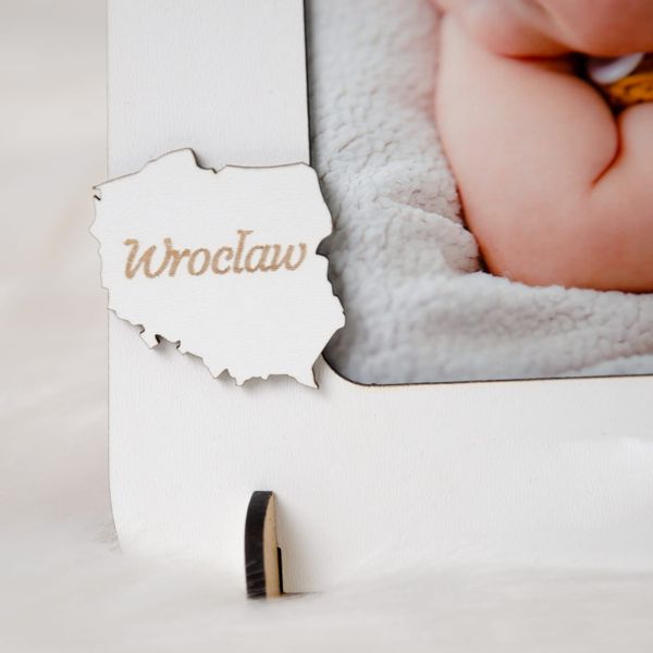 Ramka metryczka prośba o zostanie chrzestnym biała RMS-2 zdjęcie 5