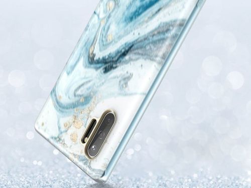 Etui Supcase Cosmo do Samsung Galaxy Note 10 Plus Marble Blue - Niebieski na Arena.pl