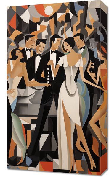 Obraz 40x70cm Bal w Art Deco zdjęcie 1