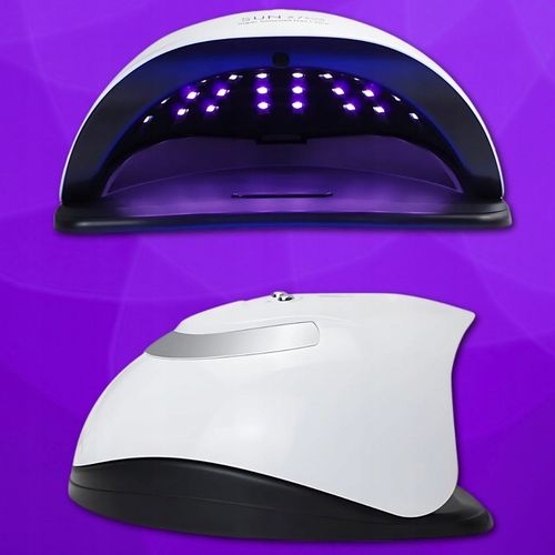 LAMPA UV DO PAZNOKCI LED 180W DO HYBRYD ŻELI MOCNA SUN X7 MAX BIAŁA LCD na Arena.pl