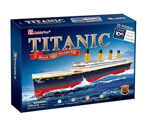 PUZZLE 3D STATEK TITANIC ZESTAW XL 113EL 0110 na Arena.pl