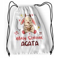 Plecak Sportowy Szkolny Dla Agaty Córki Dziecka Z Nadrukiem Ze Zdjęciem