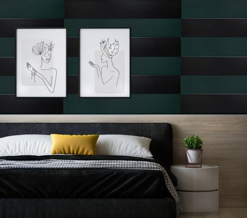 Czarne KASETONY ścienne PANELE SUFITOWE P-Cz 100x,16,7 Deska na Arena.pl