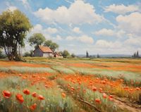 Plakat 76x60,5cm Szeptające Makowe Pola