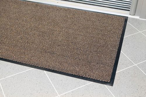 Wycieraczka wewnętrzna wejściowa chłonna do butów 90x150 cm brązowa na Arena.pl