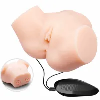 crazy bull samantha - anatomiczny tors z funkcją wibracji, dwukanałowy