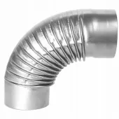 Zestaw dwa kolanka do rur piecowych 120mm fi
