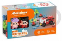 Kloci Mini Waffle City Marioinex Wóz Strażacki 80 Sztuk