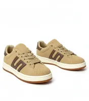 Ciemnobeżowe sneakersy casualowe Delphine 36