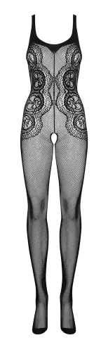 obsessive g335 bodystocking siateczkowy czarny s-l bez części dolnej na Arena.pl
