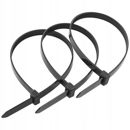 MOCNE OPASKI ZACISKOWE KABLOWE TRYTKI UV CZARNE 3,6x300 JAKOŚĆ na Arena.pl