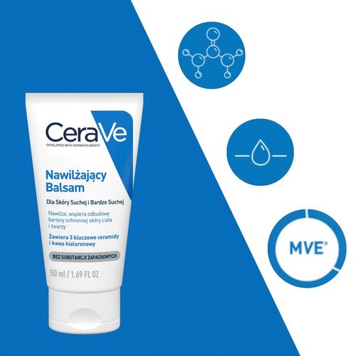 CeraVe Nawilżający balsam do ciała i twarzy, skóra sucha bardzo sucha 50ml na Arena.pl