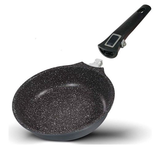 Patelnia 20Cm Zdejmowana Rączka Powłoka Z Kamienia na Arena.pl