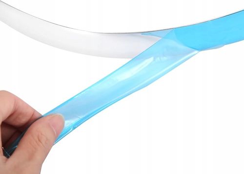 Listwy Chrom Taśma Ozdobna Samoprzylepna Srebrna Dekoracyjna Lustro 2cm 10m na Arena.pl