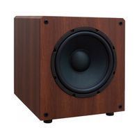 2X SUBWOOFER AKTYWNY DO KINA DOMOWEGO 10" TAGA HARMONY TSW-90 v.4 ORZECH
