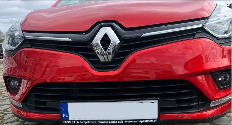 Renault CLIO IV - Listwy CHROM atrapa na grill zdjęcie 5