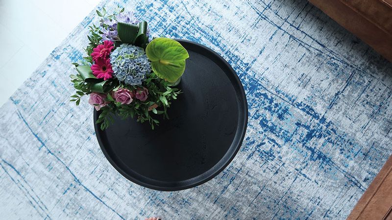 Dywan GRIFF BRONX AZURITE ROUND 8421 zdjęcie 2