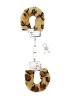 furry handcuffs - cheetah