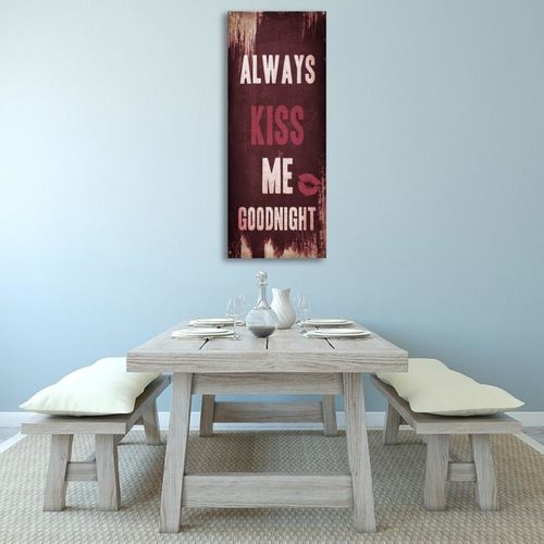 Deco Panel, Always kiss me goodnight 40x100 na Arena.pl