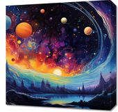 Obraz 50x50cm Międzygalaktyczna Orkiestra