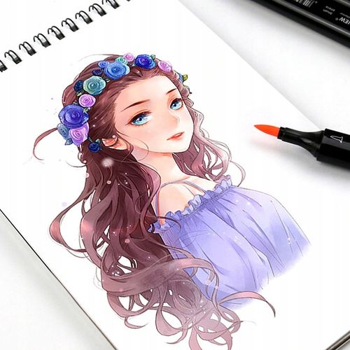 MARKERY ALKOHOLOWE 168 SZT Flamastry Mazaki Pisaki Dwustronne Pro + TORBA na Arena.pl