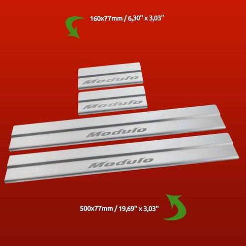 Listwa progowa HONDA JAZZ MK4 MODULO Stal nierdzewna 304 mat 4szt na Arena.pl