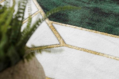 RUG/LU/ESTEMA/MARBLE3/BOTTLEGREEN+GOLD/140x190 na Arena.pl