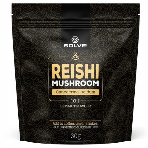Reishi Ganoderma lucidum 30G SOLVE LABS Ekstrakt na Arena.pl