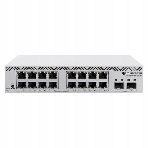 MikroTik Cloud Smart Switch CSS318-16G-2S+IN, 16xGE, 2xSFP+ na Arena.pl