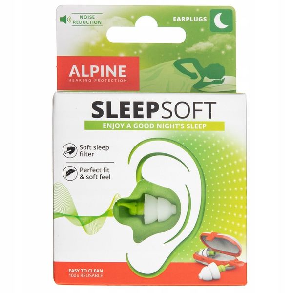 ALPINE SLEEPSOFT ZATYCZKI DO SPANIA CHRAPANIE zdjęcie 1