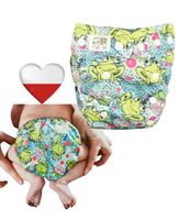 Pieluszka Wielorazowa KIESZONKA BAMBUS ŻABY Pieluszki NappiMe