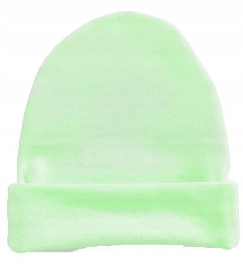 Czapeczka Niemowlęca Noworodków Dziecięca 100% BAW zdjęcie 1