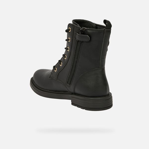 Dziewczęce botki Geox Black Geox Eclair Girl zdjęcie 3