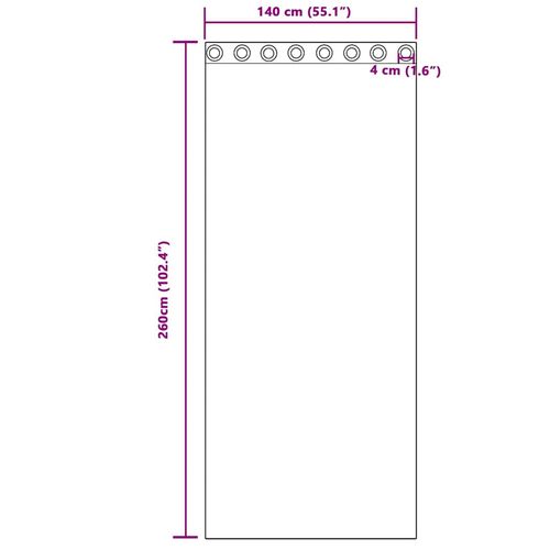 Zasłony z zasłonami 2 pcs Jasnopomarańczowy Poliester na Arena.pl