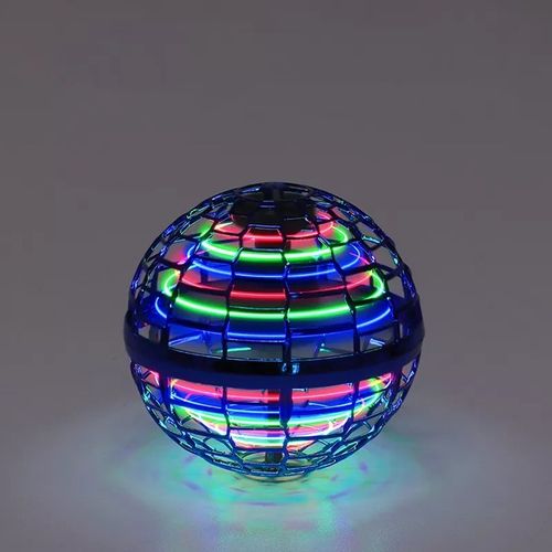 LATAJĄCY DYSK UFO MINI DRON PIŁKA KULA ŚWIECĄCA LED FLYNOVA SPINNER KULA na Arena.pl
