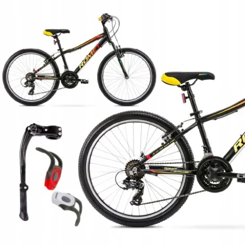 ROWER 24 ROMET RAMBLER SHIMANO GÓRSKI MTB OŚWIETLENIE I STOPKA GRATIS na Arena.pl