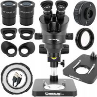 MIKROSKOP STEREOSKOPOWY DLA ELEKTRONIKA MECHANIC G75T-B1 7-50x WF10/25 LED