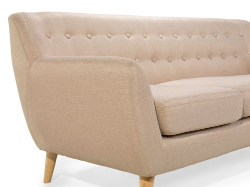Sofa 3-osobowa beżowa MOTALA na Arena.pl