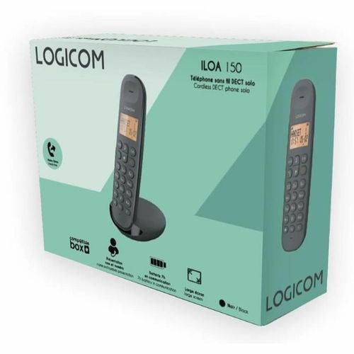 Telefon Stacjonarny Logicom DECT ILOA 150 SOLO Czarny na Arena.pl