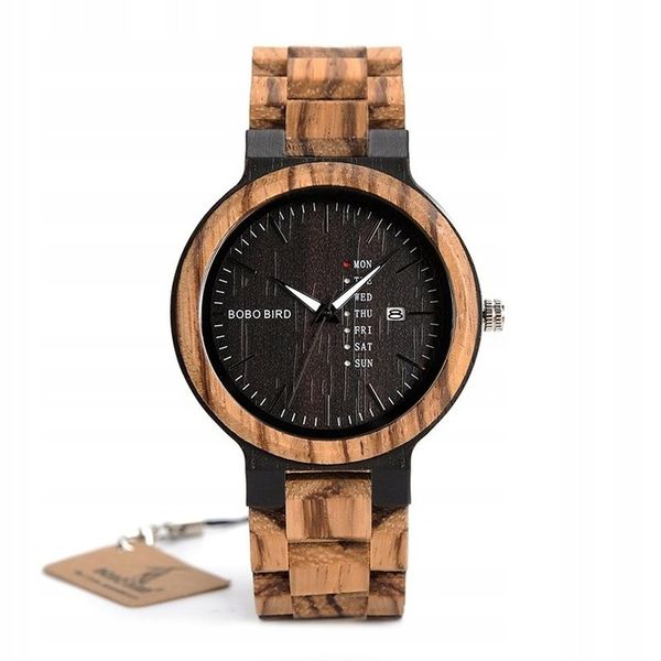 Drewniany zegarek BOBO BIRD O26-2 Unisex Bobobird zdjęcie 4