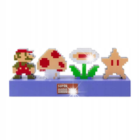 LAMPKA GAMINGOWA RETRO SUPER MARIO BROS IKONY DLA GRACZY