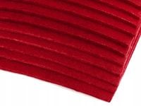 Filc dekoracyjny 20x30 cm czerwony 4 mm (1szt)